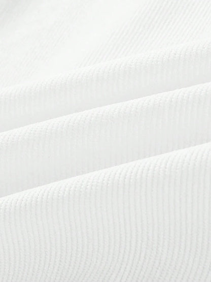 Men's Fall Texture Corduroy Solid Color